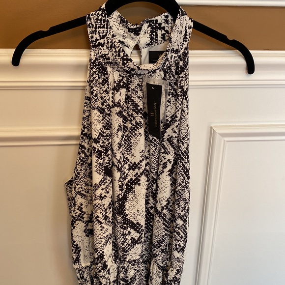 Worthington NWT Womens Sz 18 Black White Lined Sleeveless Dress Party Wedding - Picture 7 of 15